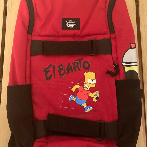 Vans Bags Vans The Simpsons El Barto Red Backpack Os Nwt